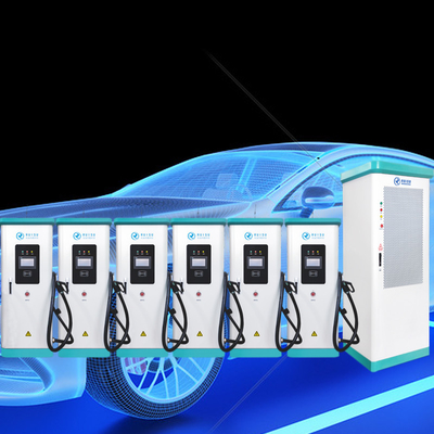 Ip54 กันน้ำ EV ชาร์จด่วนr, สถานีรถยนต์ไฟฟ้า OCPP 360kw 1 ปลั๊ก 6