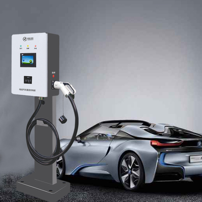 สถานีชาร์จรถยนต์อัจฉริยะ 3 เฟส EVSE เครื่องชาร์จรถยนต์ไฟฟ้ากลางแจ้ง 30kw