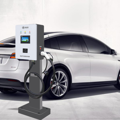 เครื่องชาร์จรถยนต์ไฟฟ้าแบบติดผนังเชิงพาณิชย์ 40KW พร้อมปืนคู่ OEM ODM