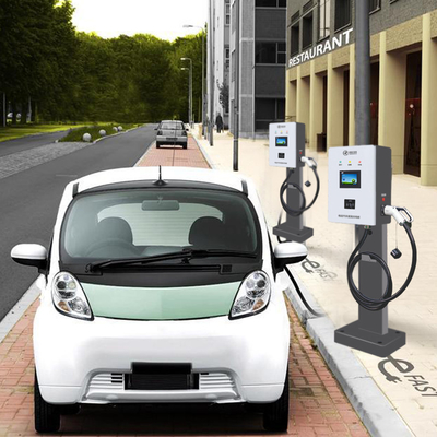 เครื่องชาร์จ EV กลางแจ้ง 40kw IP54 กันน้ำสำหรับรถยนต์ไฟฟ้า