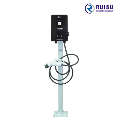 เครื่องชาร์จ AC EV กลางแจ้ง IP54 7KW 32A เฟสเดียวประเภท 2 สำหรับรถยนต์ไฟฟ้า