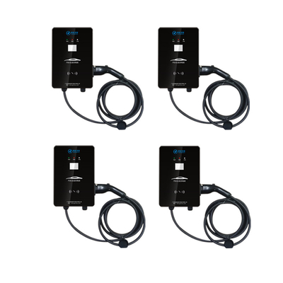 เครื่องชาร์จ AC EV แบบติดผนัง 32A พิมพ์ 2 Evse แบบพกพาพร้อมจอ LCD