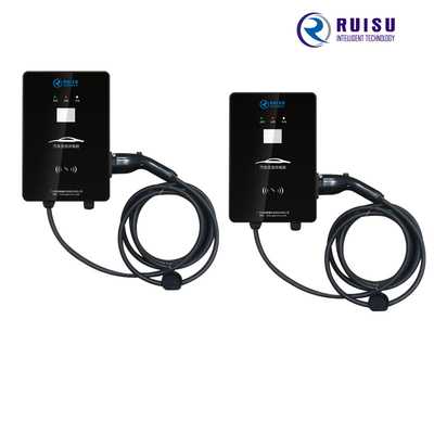 เครื่องชาร์จ AC EV แบบติดผนัง 32A พิมพ์ 2 Evse แบบพกพาพร้อมจอ LCD