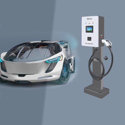 สถานีชาร์จ EV แบบติดผนัง Ocpp ขนาด 40 กิโลวัตต์ Ip54 กันน้ำสำหรับกลางแจ้ง
