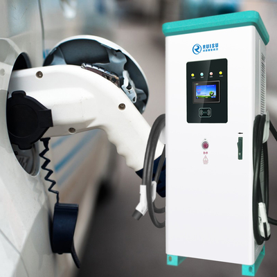 จุดชาร์จไฟฟ้าสาธารณะ 180KW DC, สถานี EV ที่ชาร์จเร็วได้รับการรับรอง CE ISO