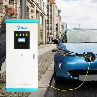 สถานีชาร์จ EV ขนาดใหญ่ 300kW, เครื่องชาร์จรถยนต์ DC EV พร้อมอินเทอร์เฟซ 4G
