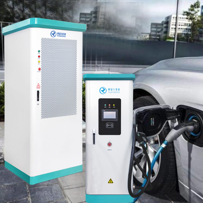 เครื่องชาร์จ EV เร็วแบบติดตั้งบนพื้นพร้อมหน้าจอสัมผัส LCD การสื่อสาร OCCP 480KW
