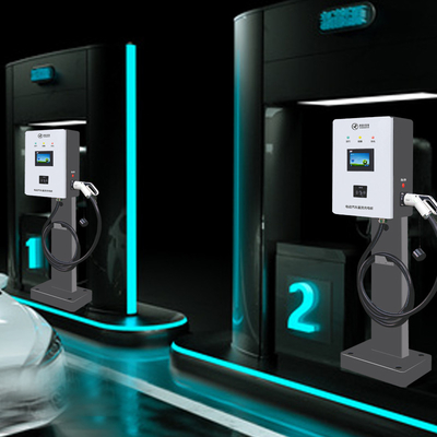 เครื่องชาร์จ EV 30KW DC อุปกรณ์ชาร์จ EV ความเร็วสูงพร้อมหน้าจอสัมผัสแบบ Capacitive CCS1 CCS2