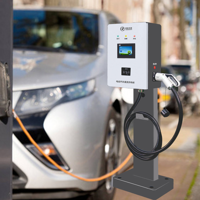 จุดชาร์จรถยนต์ 3 เฟส 30KW, สถานีชาร์จ EV กลางแจ้งสำหรับ OEM เชิงพาณิชย์