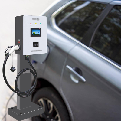 เครื่องชาร์จ EV 30KW DC อุปกรณ์ชาร์จ EV ความเร็วสูงพร้อมหน้าจอสัมผัสแบบ Capacitive CCS1 CCS2