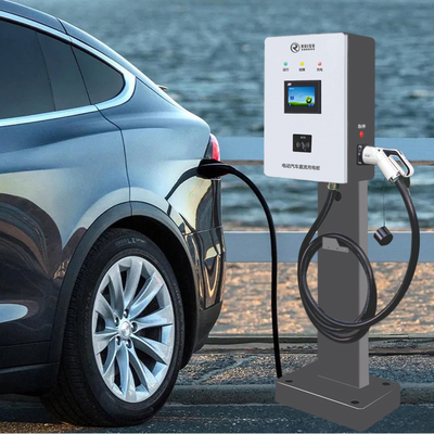 เครื่องชาร์จ EV 30KW DC อุปกรณ์ชาร์จ EV ความเร็วสูงพร้อมหน้าจอสัมผัสแบบ Capacitive CCS1 CCS2