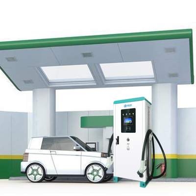 การชาร์จอย่างรวดเร็ว DC 120kw อีวี ชาร์จเจอร์ All In One พร้อมปืนชาร์จสองครั้ง