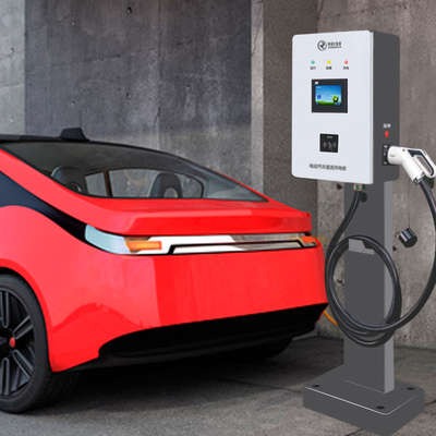 วัสดุโลหะเครื่องชาร์จ DC 40kw EV แบบติดผนังพร้อมปืนเดี่ยว