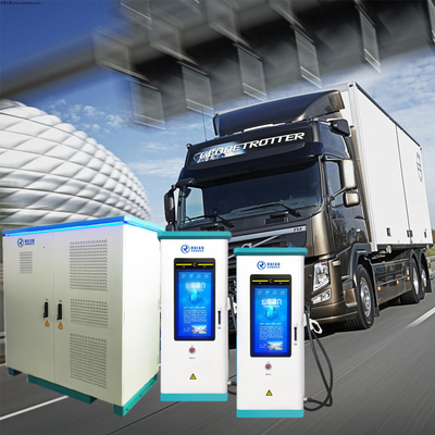 เครื่องชาร์จแยกส่วนสำหรับรถบรรทุกสำหรับงานหนักพร้อม Chademo CCS GB/T ปลั๊ก Ip54 กันน้ำ
