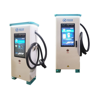 จุดชาร์จสาธารณะ 480kW สำหรับรถยนต์ไฟฟ้า กันน้ำ Ip54 กลางแจ้ง